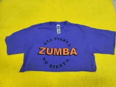ズンバ(Zumba) クロップド半袖Tシャツ