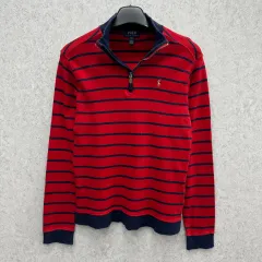 95 ポロ ラルフローレン レディース ハーフジップ 長袖 Tシャツ