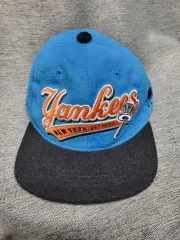 MLB NEW YORK YANKEES ベースボールキャップ 帽子 ブルー/ブラック