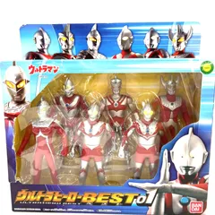 【新品・未開封】BANDAI バンダイ ウルトラヒーローBEST01 ソフビ 6体セット ウルトラマン GM