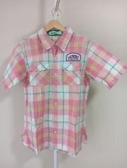 【Laundry ランドリー】メンズ  Tシャツ ピンク チェック柄 Mサイズのサムネイル