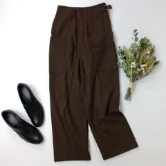 MACPHEE マカフィー トゥモローランド ウールフランネル カーゴパンツ ウール 毛 100％ (42Y＋0295)26F