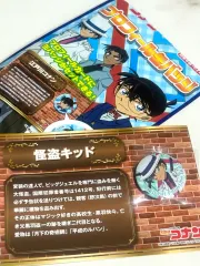 名探偵コナン 怪盗キッド アクリル 缶バッジ スタンド