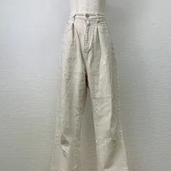 CLASSICAL ELF ホワイトデニムパンツ Lサイズ ストレート カジュアル　20260319-0004