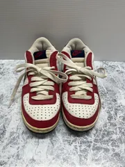 送料無料！！NIKE ナイキ　レディーススニーカー　レザータイプ　白×赤×紺　23cm  #80324MO173