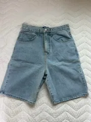 ライトブルーデニム ハーフパンツ