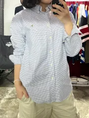 Polo ポロ チェック柄シャツ レディース m