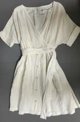 新品 ZARA(ザラ) リネン ワンピース 7 税金