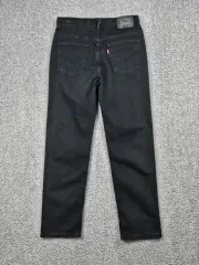 リーバイス 502 ブラック デニムパンツ ( 32 X 27 ) / 9843