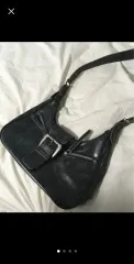 ヴィンテージ ブラック ショルダーバッグ
