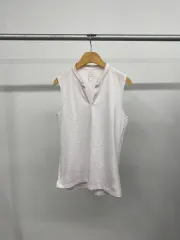 (85 M) レディース NIKEゴルフ ドライフィット ジャカード ノースリーブ Tシャツ