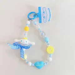 シナモロール ビーズ バッグホルダー キーホルダー キーホルダー 正規品 Sanrio
