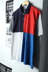 （ XL ） Tommy Hilfiger(トミーヒルフィガー) 半袖 カラー Tシャツ カラーミックス オールドスクール- 14A1C