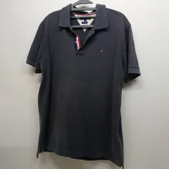 Tommy Hilfiger トミーヒルフィガー チャコール グレー カラーTシャツ 半袖 KALA（カラ） Tシャツ 105サイズ 258279