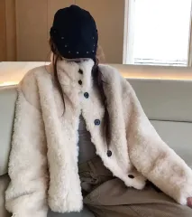 ハイネック ボアフリース ボア ジャケット