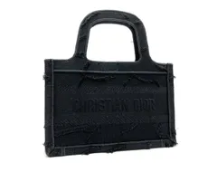 【エントルピー鑑定書付き】Christian Dior クリスチャン ディオール ミニ ブックトート トート バッグ 50-MA-1129 保存袋有り
