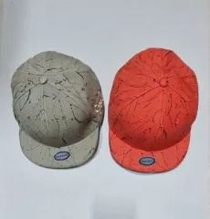 スナップバック ペイント デニム ベースボールキャップ 帽子 2種 セット