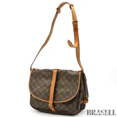 LOUIS VUITTON ソミュール35 M42254 バッグ ショルダーバッグ フラップバッグ ブラウン レディース