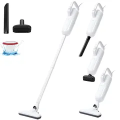 EFSHREE 掃除機 コード式 スティック＆ハンディ 3WAY 15000pa強力吸引 2kg超軽量 サイクロン式 HEPAフィルター搭載 紙パック不要 5m長コード 自立式 コンパクト収納 多機能ノズル3個付属 母の日 敬老の日 プレゼント 年末大掃除 1