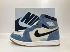 美品 NIKE ナイキ AIR JORDAN 1 RETRO HIGH OG エアジョーダン1レトロハイOG FQ2947-100 箱 黒タグ 替え紐 27.5 デニム 通年