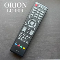 ORION オリオン LC-009 TV リモコン  除菌 清掃済み 中古 RC5426のサムネイル