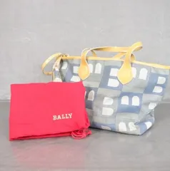 BALLY バリー キャンバス トートバック レザー スイス製 レディース バック ブランド _EFU_D0203-F007