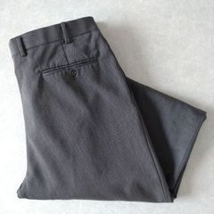 ■古着 Brooks Brothers ブルックスブラザーズ スラックスパンツ 2タック グレー カナダ製 W38L32【L5824】