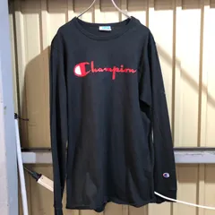 2314 Champion チャンピオン ロングTシャツ 黒 L 古着卸 アメリカ仕入