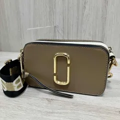 MARC JACOBS/ショルダーバッグ／スナップショット　マークジェイコブス　ベージュ