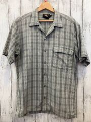 S/RRL/24ss コットンリネン キャンプシャツ 青×生成り - メルカリ