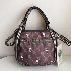 レスポートサック　ショルダーバッグ　 スヌーピー　モノグラム　スモールジェニー　2way  トートバッグ