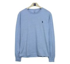 20438 ポロ ラルフローレン ラウンド 長袖Tシャツ 95 メンズ Tシャツ ブランド古着