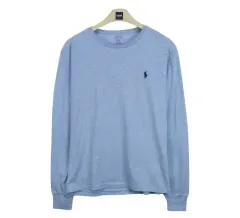 20438 ポロ ラルフローレン ラウンド 長袖Tシャツ 95 メンズ Tシャツ ブランド古着