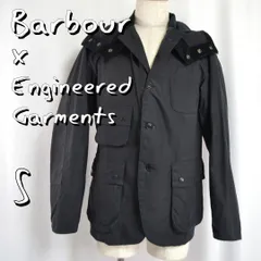【美品】【保存袋付き】Barbourバブアー × Engineered Garmentsエンジニアド ガーメンツ コラボ 19AW アップランド ワックスジャケット Upland Wax Jacket S 紺ネイビー【古着】【中古】【送料無料】のサムネイル