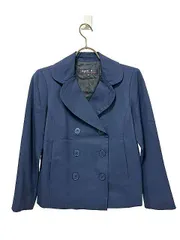 【中古】agnès b. アニエスベー ジャケット ショート丈 サイズ36 レディース ネイビー＿S23＿セルモアから出品＿s-0871-r23