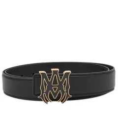 アミリ メンズ アクセサリー ベルト ロゴ AMIRI MA Logo Belt Black ブラック