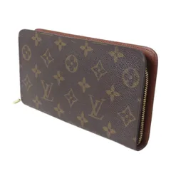 LOUIS VUITTON/ルイヴィトン ヴィンテージ ラウンドファスナー長財布モノグラムTH0021BランクES