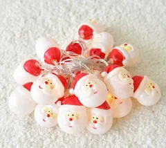 クリスマス サンタ LEDライト オーナメント ツリー飾り イルミネーション かわいい 電飾 パーティー装飾 イベント おしゃれ 人気