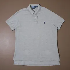 Polo ポロ ラルフローレン グレー ブラックポニー PK 半袖