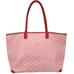 ゴヤール トートバッグ レディース アルトワPM ハンドバッグ 肩掛け GOYARD コーティングキャンバス レザー ピンク シルバー金具【中古品】