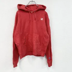 古着 used　Champion　チャンピオン　リバースウィーブ　スウェットパーカー/フーディー　赤　レッド　Mサイズ