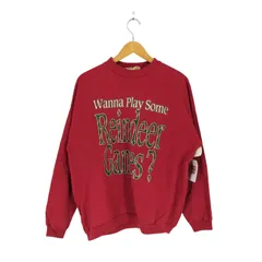 ユーズドフルギ USED古着 ROSS INTERNATIONAL ラメプリントスウェット MADE IN USA メンズ ONE SIZE 