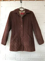 BURBERRY　バーバリー　ジャケット　コート　コーデュロイ　レディース　ブラウン系　1190のサムネイル