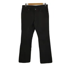 テットオム TETE HOMME パンツ ストレート ロング 無地 L 茶 ブラウンのサムネイル