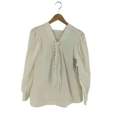 ノワールケイニノミヤ noir kei ninomiya レースアップブラウス レディース  Sのサムネイル