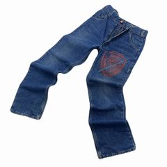 濃紺 50s デニム プリズナー パンツ 囚人 vintageオリジナル - メルカリ