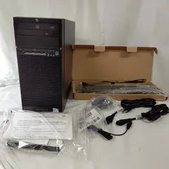 未使用 HP ProLiant ML110 G7（647336-B21）CPU：Inttel Celeron G530@2.4GHz メモリ：2GB ストレージ：なし 2012年製 情報確認のため開封 BIOS起動確認済み 付属品揃っているかは不明 鍵は本体にのサムネイル