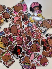 (業者配送) サンリオ ブラウン タンニングキティ ステッカー シール 50種 セット