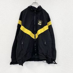 古着 used　U.S.ARMY　トレーニングジャケット　ナイロンジャケット　ミリタリー　米軍　黒　ブラック　Lサイズ