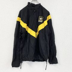 古着 used　U.S.ARMY　トレーニングジャケット　ナイロンジャケット　ミリタリー　米軍　黒　ブラック　Sサイズ